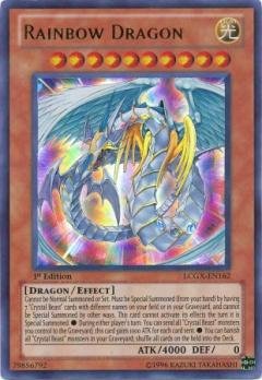 Amazon.co.jp: MX 1136 遊戯王 英語版 LCGX-EN162 Rainbow Dragon 究極
